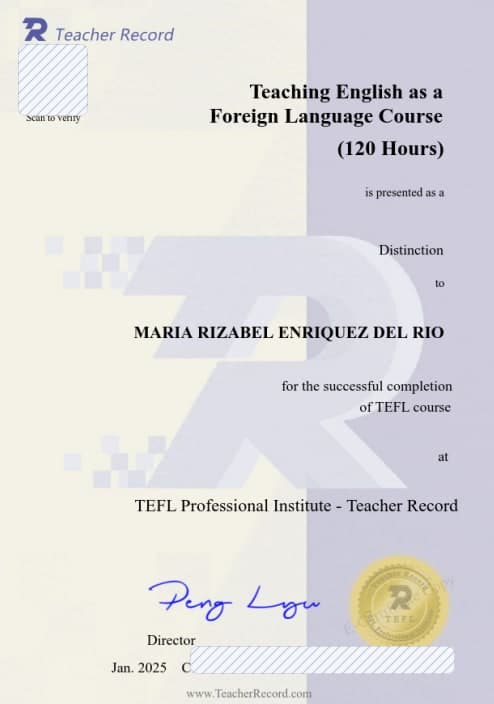TEFL 证书