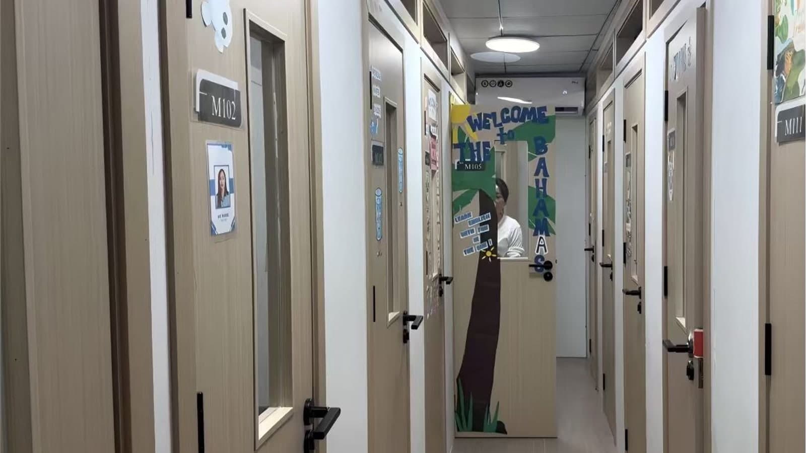 菲律宾外教办公室走廊与独立教学间